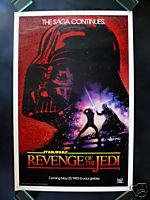 REVENGE OF THE JEDI * 1SH ORIG MOVIE POSTER STAR WARS